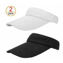 2 Pack Summer Visor Sun Cap...