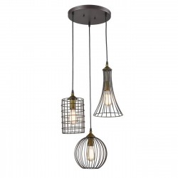 paaza Antique 3-lights Oil...