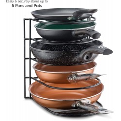 PAAZA Pan Organizer Rack -...