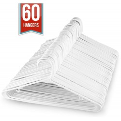 Hangers Plastic for Adults,...